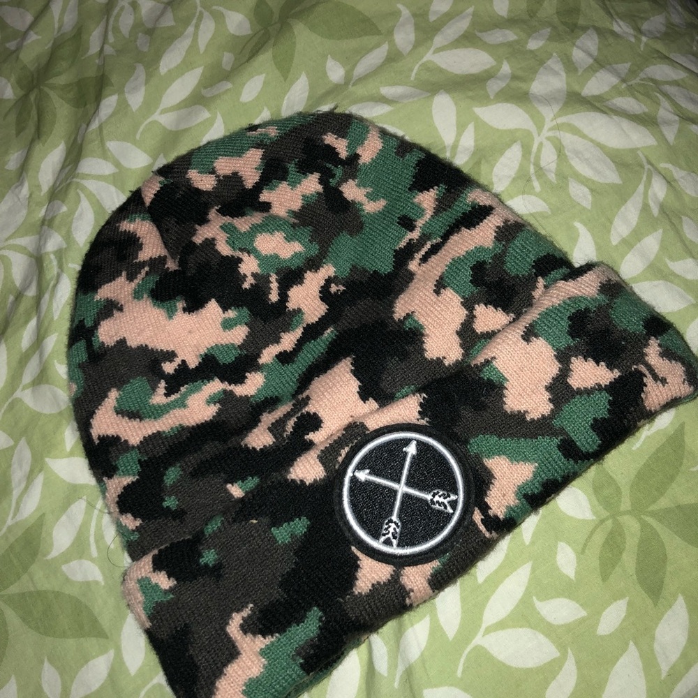 Topshop Camo beanie